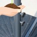 Baner Garden 10' Offset Hanging Patio Adjustable Polyester UV Umbrella Freestanding Outdoor Parasol Cantilever with Crank Lift, Light Brown (CA-2001)   566452100